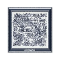 Dioriviera Toile de Jouy Sauvage 90 Square Scarf