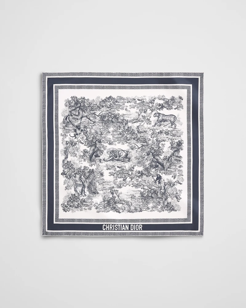 Toile de Jouy Sauvage 90 Square Scarf