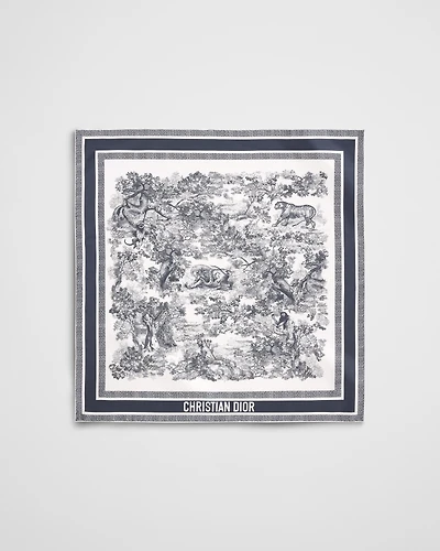 Toile de Jouy Sauvage 90 Square Scarf
