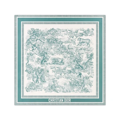 Dioriviera Toile de Jouy Sauvage 90 Square Scarf