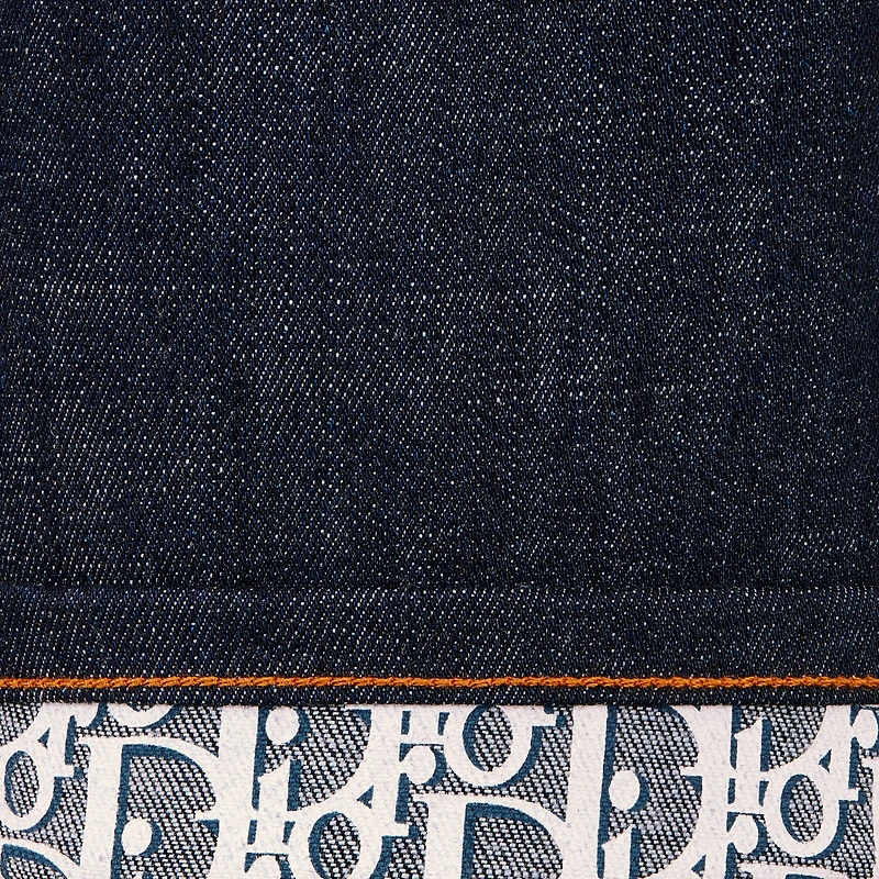 Long Slim-Fit Dior Oblique Jeans