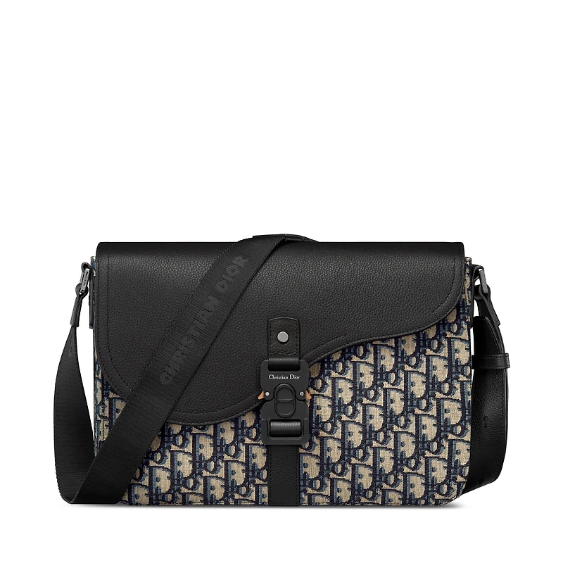 Medium Saddle Messenger Bag with Flap