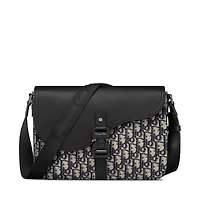 Medium Saddle Messenger Bag with Flap