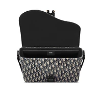 Medium Saddle Messenger Bag with Flap