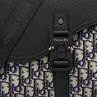 Medium Saddle Messenger Bag with Flap