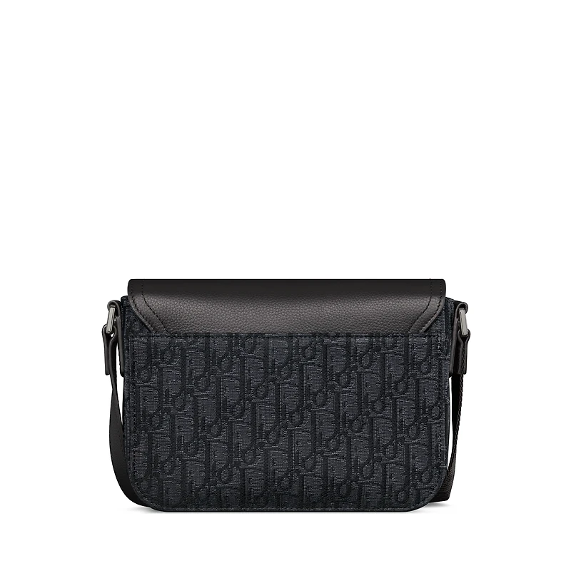 Small Saddle Messenger Bag with Flap