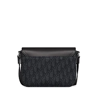 Small Saddle Messenger Bag with Flap