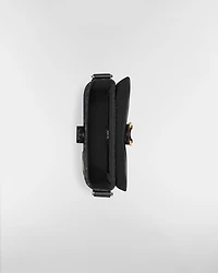 Small Saddle Messenger Bag with Flap