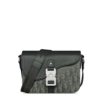 Small Saddle Messenger Bag with Flap