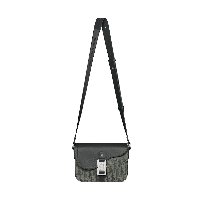 Small Saddle Messenger Bag with Flap