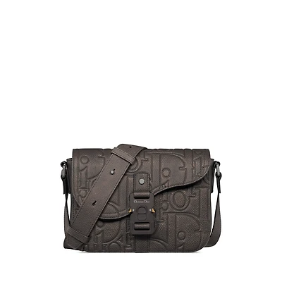 Small Saddle Messenger Bag with Flap