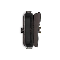 Small Saddle Messenger Bag with Flap