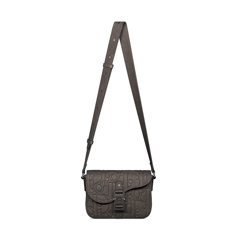 Small Saddle Messenger Bag with Flap