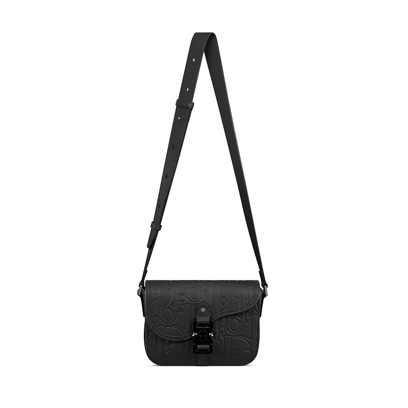Small Saddle Messenger Bag with Flap
