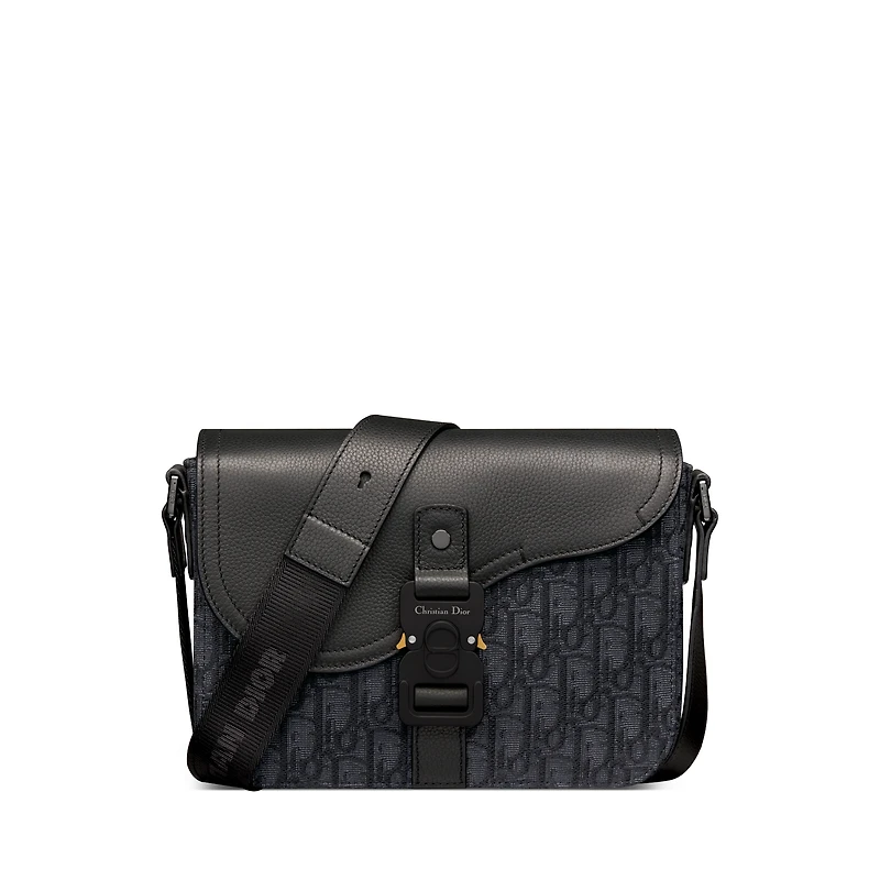 Small Saddle Messenger Bag with Flap