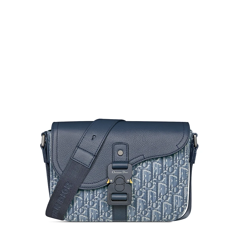 Small Saddle Messenger Bag with Flap