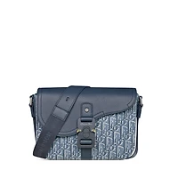 Small Saddle Messenger Bag with Flap