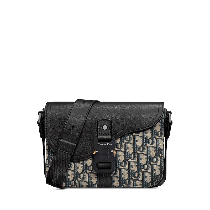 Small Saddle Messenger Bag with Flap