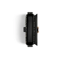 Small Saddle Messenger Bag with Flap