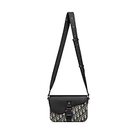 Small Saddle Messenger Bag with Flap