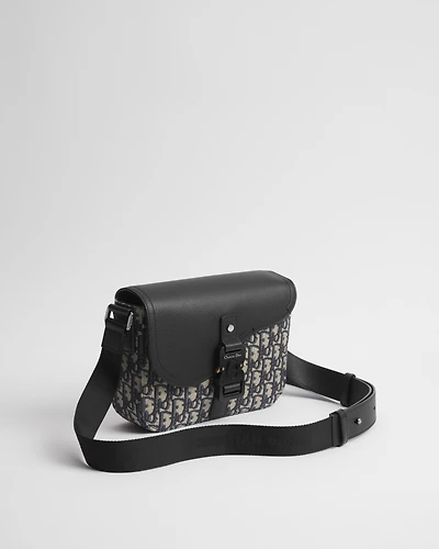 Small Saddle Messenger Bag with Flap