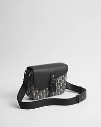 Small Saddle Messenger Bag with Flap