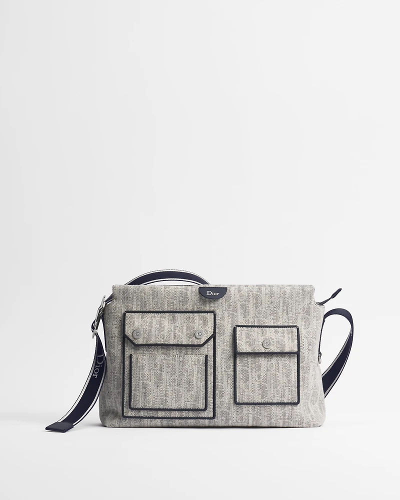 Dioriviera Medium Pocket Dior Jett Zipped Messenger Bag