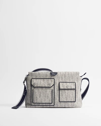 Dioriviera Medium Pocket Dior Jett Zipped Messenger Bag