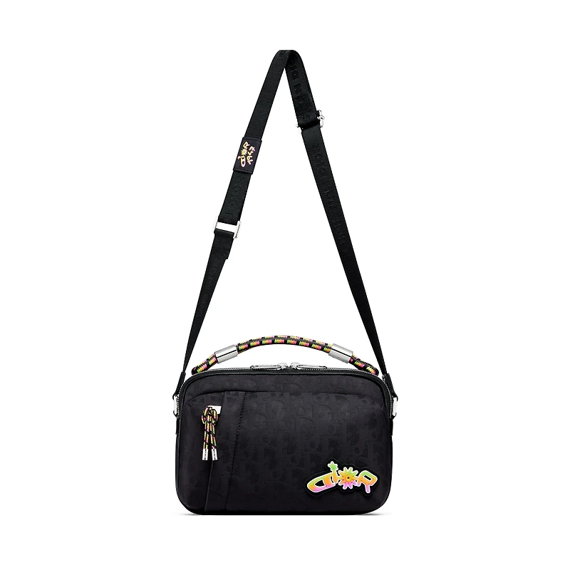 DIOR AND LEWIS HAMILTON Zipped Messenger Bag