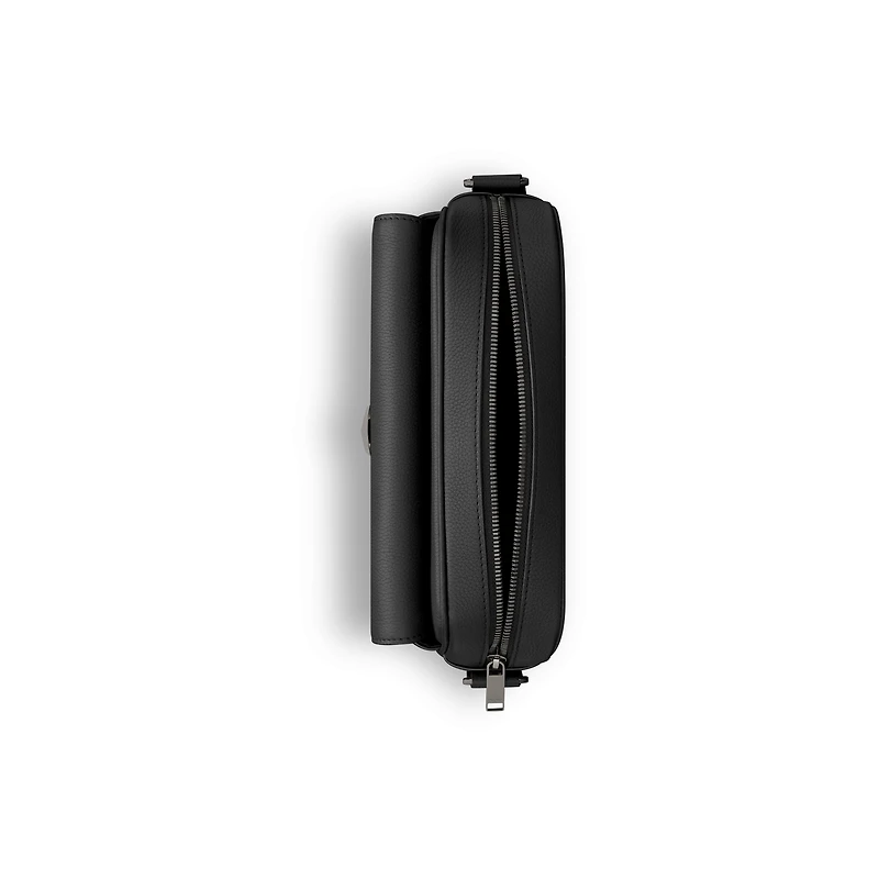 CD Icon Zipped Messenger Bag