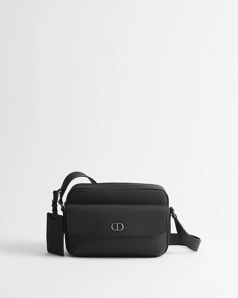 CD Icon Zipped Messenger Bag