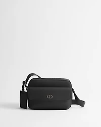 CD Icon Zipped Messenger Bag