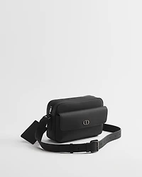 CD Icon Zipped Messenger Bag