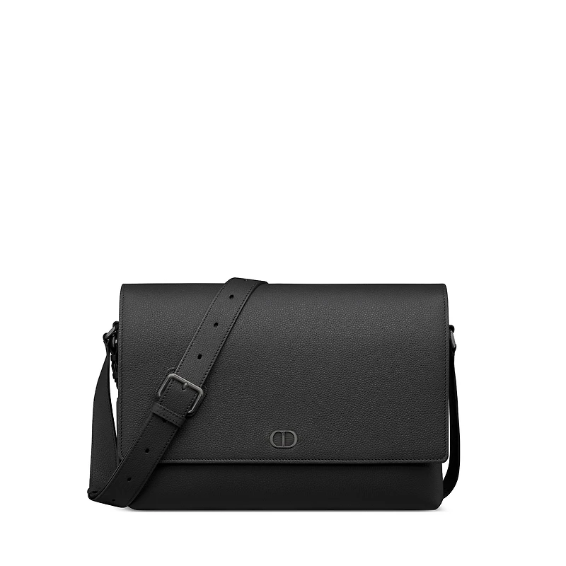 CD Icon Messenger Bag with Flap