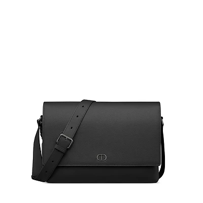 CD Icon Messenger Bag with Flap