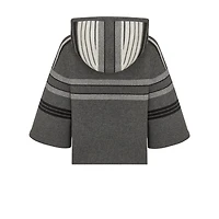 DiorAlps Three-Quarter Sleeve Hooded Sweater