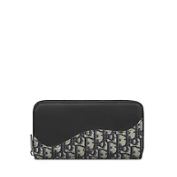 Saddle Long Zipped Wallet