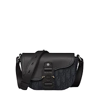 Mini Saddle Messenger Bag with Flap