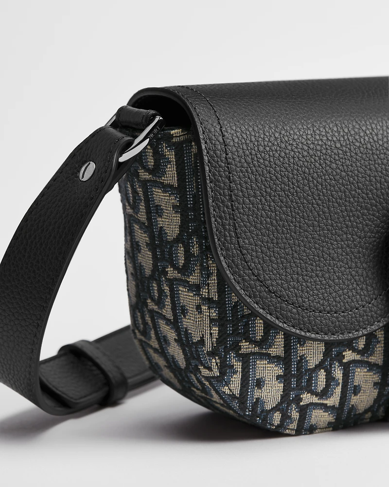 Mini Saddle Messenger Bag with Flap