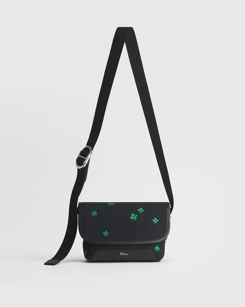 Mini Dior Jett Messenger Bag with Flap