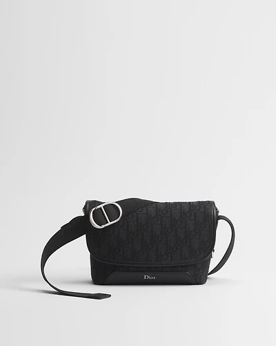 Mini Dior Jett Messenger Bag with Flap
