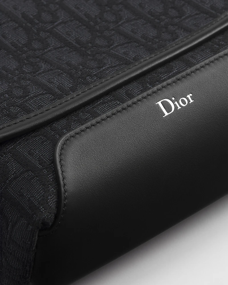 Mini Dior Jett Messenger Bag with Flap