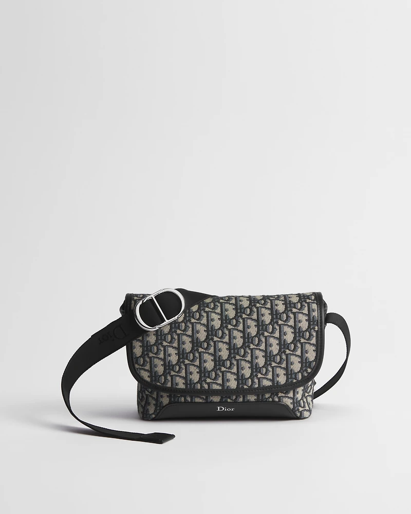 Mini Dior Jett Messenger Bag with Flap