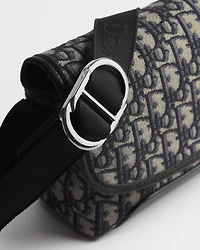 Mini Dior Jett Messenger Bag with Flap