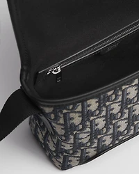 Mini Dior Jett Messenger Bag with Flap