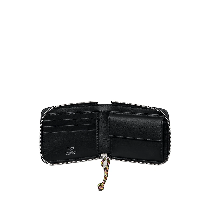 DIOR AND LEWIS HAMILTON Zipped Wallet