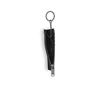 Zipped Card Holder with Split Ring