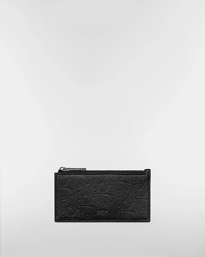 Zipped Card Holder with Split Ring