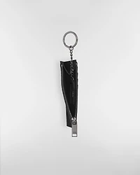 Zipped Card Holder with Split Ring