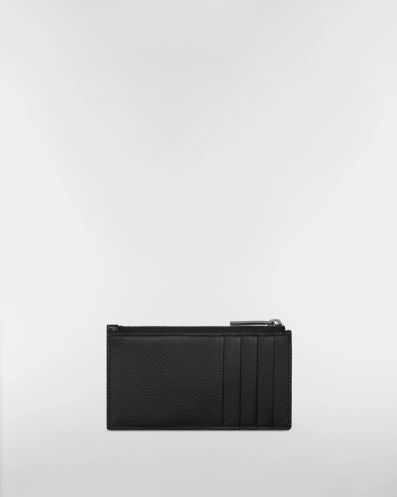 Zipped Card Holder with Split Ring